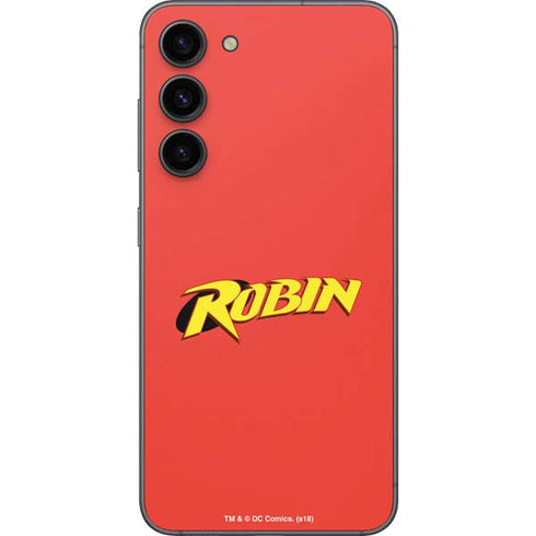 DC Comics Robin Official Logo Galaxy S23 Plus Skin