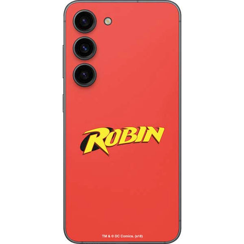 DC Comics Robin Official Logo Galaxy S23 Skin