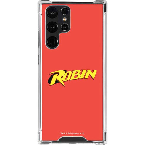 DC Comics Robin Official Logo Galaxy S24 Ultra Clear Case