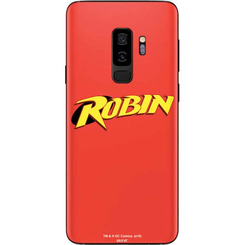 DC Comics Robin Official Logo Galaxy S9 Plus Skin