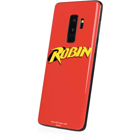 DC Comics Robin Official Logo Galaxy S9 Plus Skin