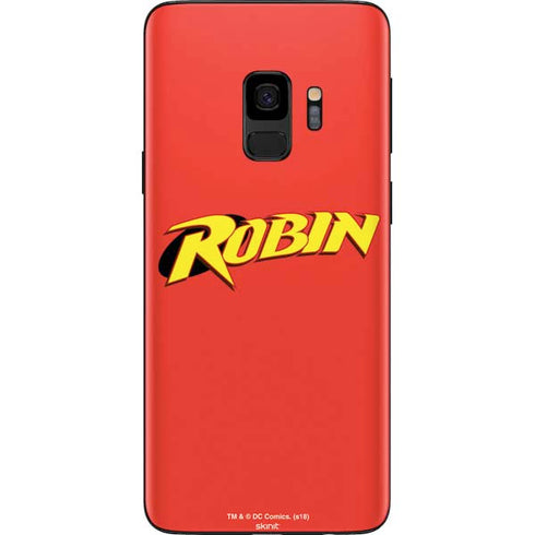 DC Comics Robin Official Logo Galaxy S9 Skin