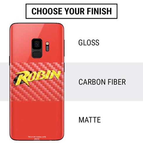 DC Comics Robin Official Logo Galaxy S9 Skin