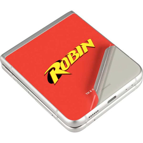 DC Comics Robin Official Logo Galaxy Z Flip3 5G Skin