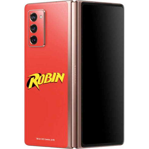 DC Comics Robin Official Logo Galaxy Z Fold2 5G Skin