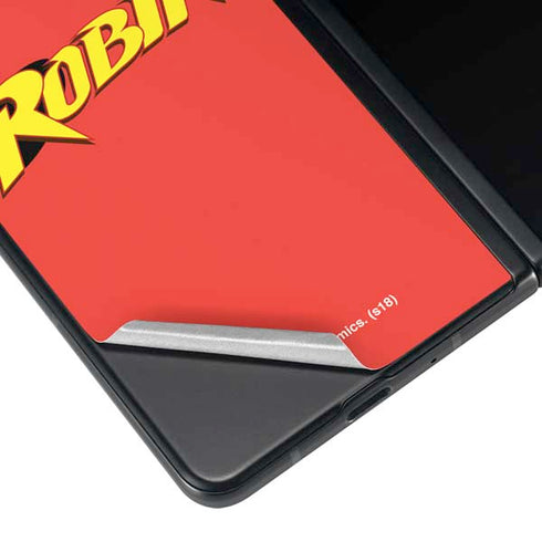 DC Comics Robin Official Logo Galaxy Z Fold4 5G Skin