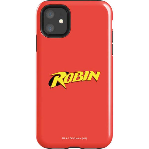DC Comics Robin Official Logo iPhone 11 Impact Case