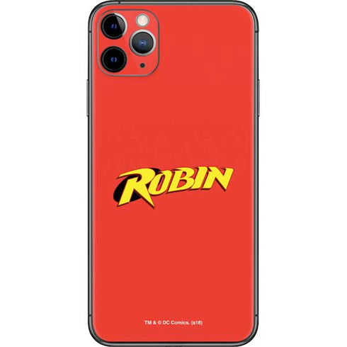 DC Comics Robin Official Logo iPhone 11 Pro Max Skin