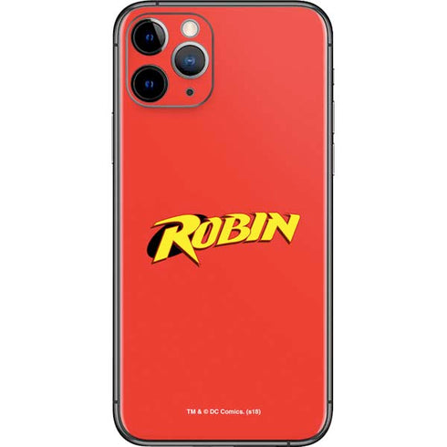 DC Comics Robin Official Logo iPhone 11 Pro Skin