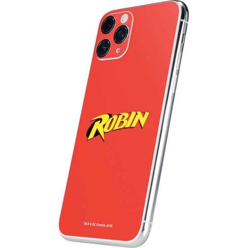 DC Comics Robin Official Logo iPhone 11 Pro Skin