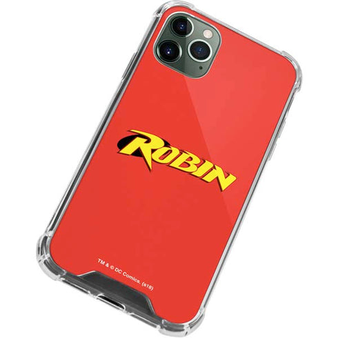 DC Comics Robin Official Logo iPhone 12 Pro Clear Case