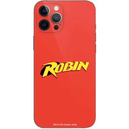DC Comics Robin Official Logo iPhone 12 Pro Max Skin