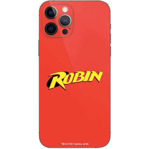 DC Comics Robin Official Logo iPhone 12 Pro Skin