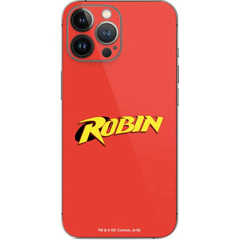 DC Comics Robin Official Logo iPhone 13 Pro Max Skin