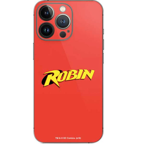 DC Comics Robin Official Logo iPhone 13 Pro Skin