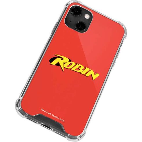 DC Comics Robin Official Logo iPhone 14 Clear Case