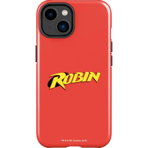 DC Comics Robin Official Logo iPhone 14 Plus Impact Case