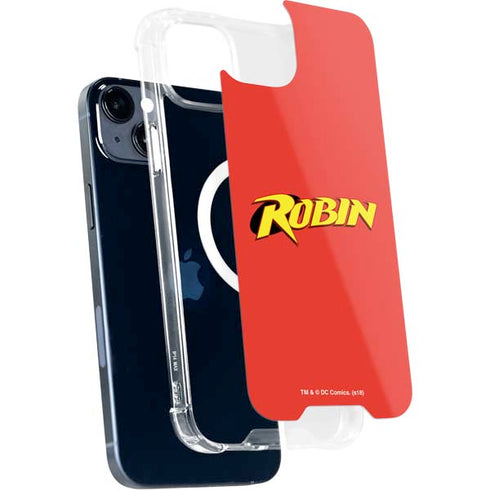 DC Comics Robin Official Logo iPhone 14 Plus MagSafe Case