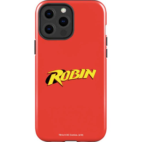 DC Comics Robin Official Logo iPhone 15 Pro Max Impact Case
