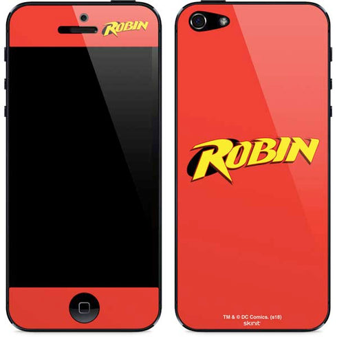 DC Comics Robin Official Logo iPhone 5/5s/5SE Skin