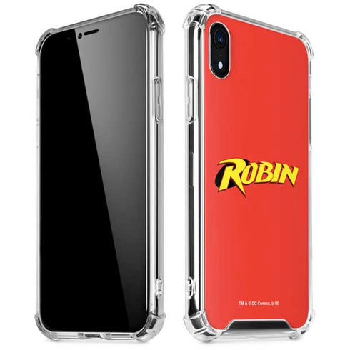 DC Comics Robin Official Logo iPhone XR Clear Case