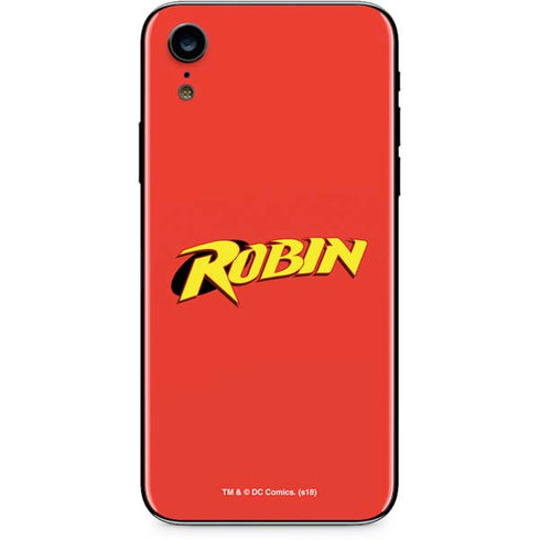 DC Comics Robin Official Logo iPhone XR Skin