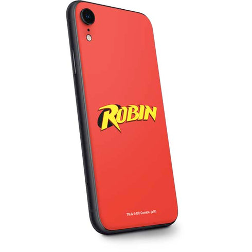 DC Comics Robin Official Logo iPhone XR Skin