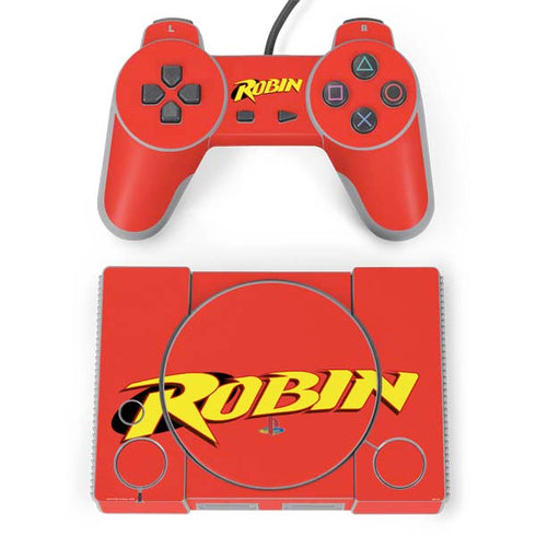 DC Comics Robin Official Logo PlayStation Classic Bundle Skin