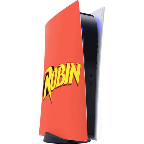 DC Comics Robin Official Logo PS5 Digital Edition Console Skin