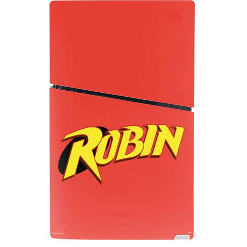 DC Comics Robin Official Logo PS5 Slim Digital Edition Console Skin
