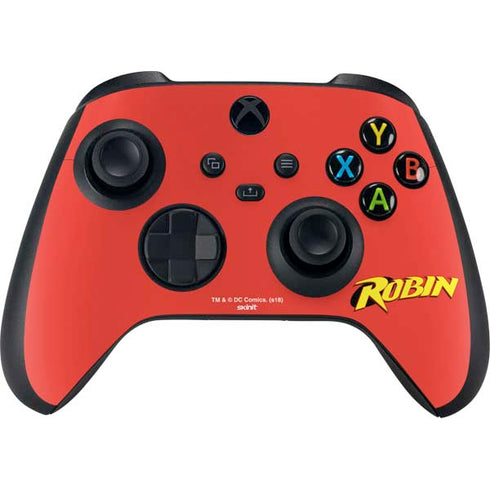 DC Comics Robin Official Logo Xbox Series X Controller Skin