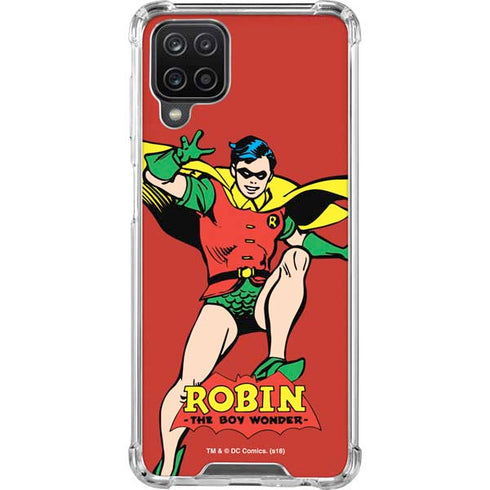 DC Comics Robin Classic Art Galaxy A12 Clear Case