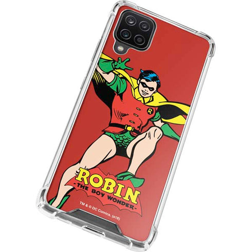 DC Comics Robin Classic Art Galaxy A12 Clear Case