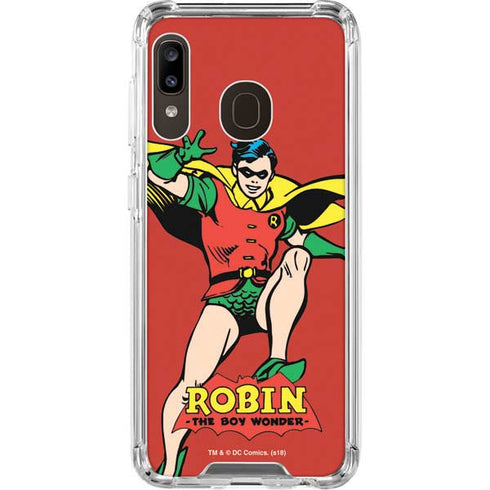 DC Comics Robin Classic Art Galaxy A30 Clear Case