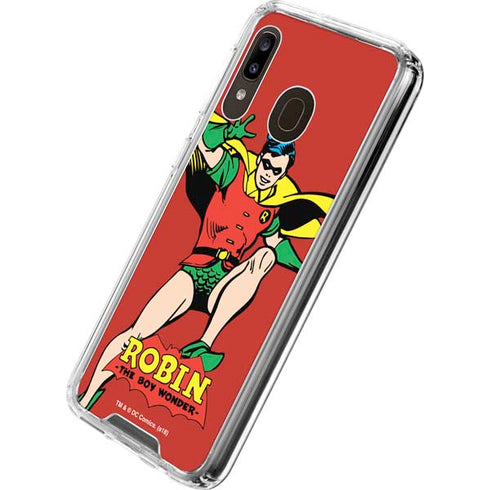 DC Comics Robin Classic Art Galaxy A30 Clear Case