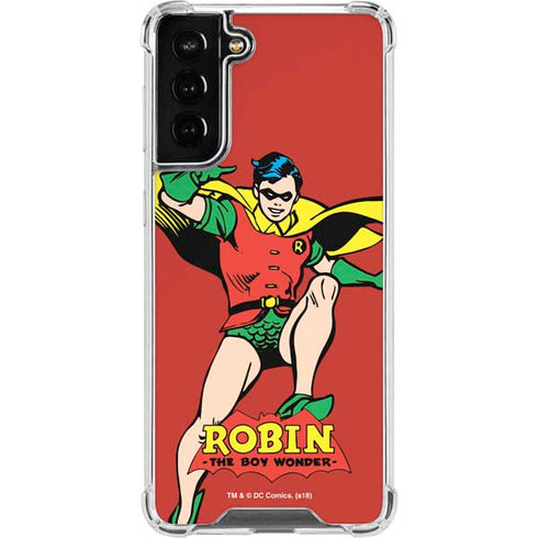 DC Comics Robin Classic Art Galaxy S21 FE Clear Case