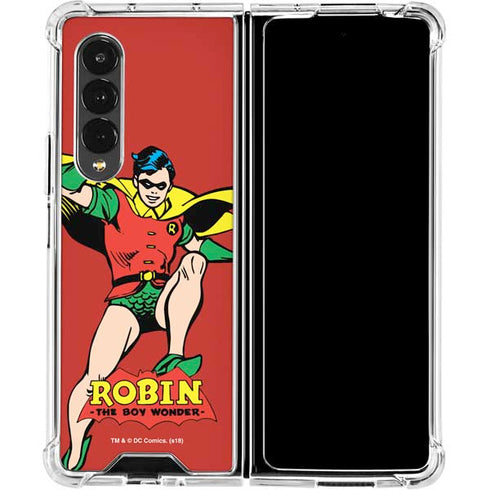 DC Comics Robin Classic Art Galaxy Z Fold4 5G Clear Case