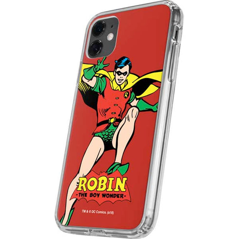 DC Comics Robin Classic Art iPhone 11 Clear Case