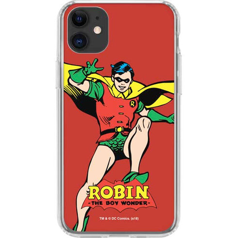 DC Comics Robin Classic Art iPhone 11 Clear Case