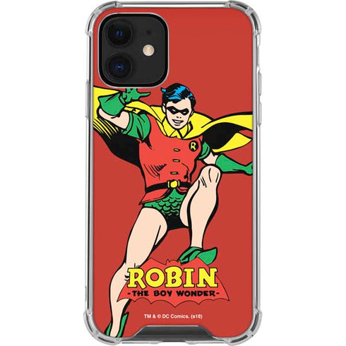 DC Comics Robin Classic Art iPhone 12 Mini Clear Case