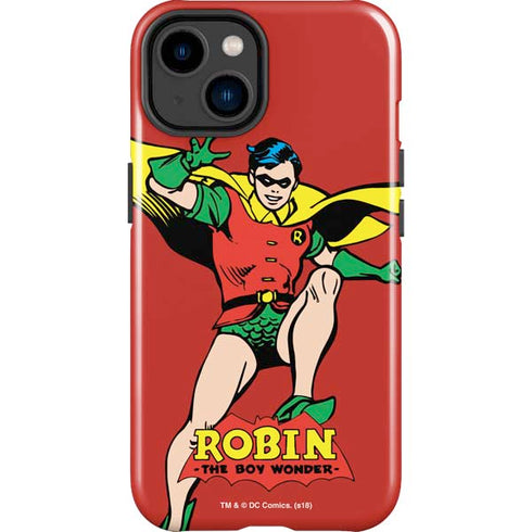 DC Comics Robin Classic Art iPhone 15 Plus Impact Case