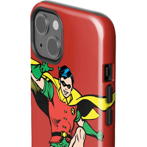 DC Comics Robin Classic Art iPhone 15 Plus Impact Case