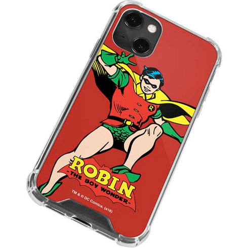 DC Comics Robin Classic Art iPhone 15 Plus Clear Case