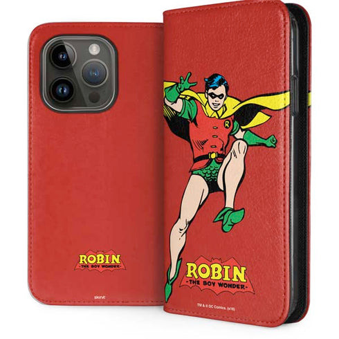 DC Comics Robin Classic Art iPhone 14 Pro Folio Case