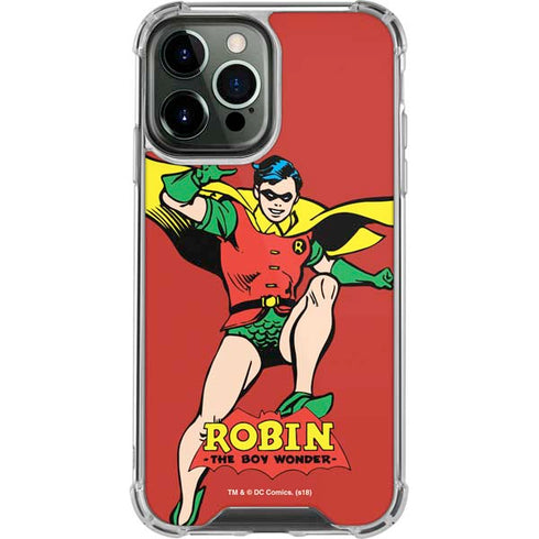 DC Comics Robin Classic Art iPhone 15 Pro Max Clear Case