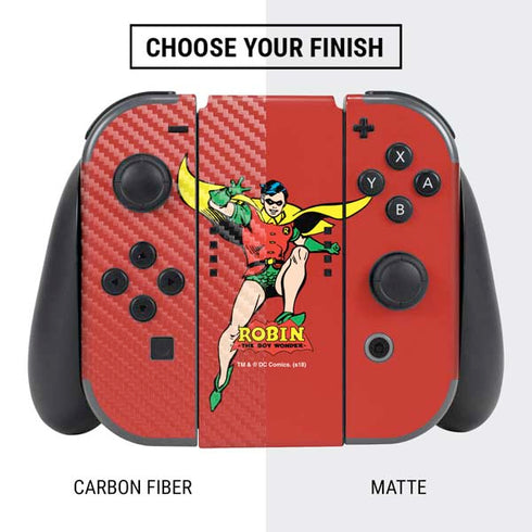 DC Comics Robin Classic Art Nintendo Switch Bundle Skin