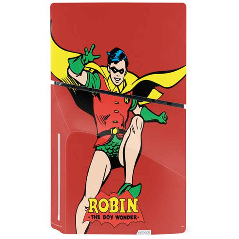 DC Comics Robin Classic Art PS5 Slim Disk Console Skin