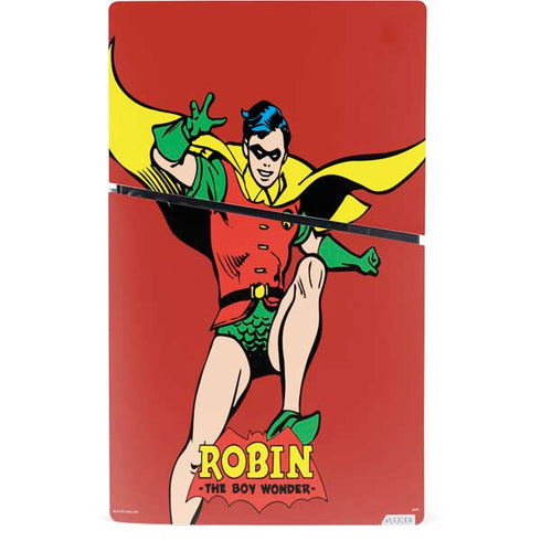 DC Comics Robin Classic Art PS5 Slim Digital Edition Console Skin