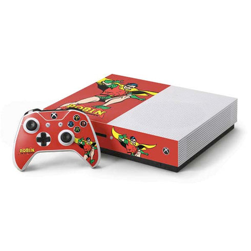 DC Comics Robin Classic Art Xbox One S Console and Controller Bundle Skin
