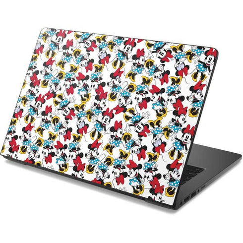Disney Minnie Mouse Rockin Minnie Pattern Dell Chromebook Skin